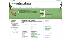 Desktop Screenshot of endscarbonoffsets.com